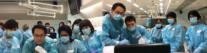 受香港骨科医学会(HKIMM)邀请,前往香港中文大学的大体实验室教授超音波导引增生疗法注射治疗。